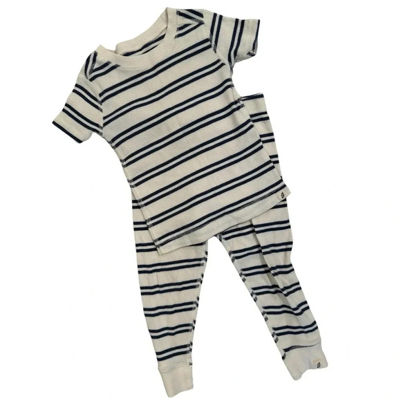 Easy Peasy Striped Organic Cotton Pajama Set - Picture 1 of 6